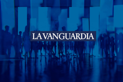 La Vanguardia logo.