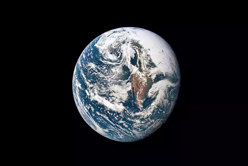 Foto de la NASA muestra la Tierra fotografiada desde la nave Apollo 10 ASSOCIATED PRESS.