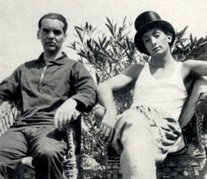 Federico Garcia Lorca and Salvador Dali in Cadaqués (Spain). By Enrique Beck / Cordon.