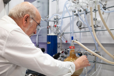 Prof. Juan Manuel García-Ruiz at DIPC Lab.